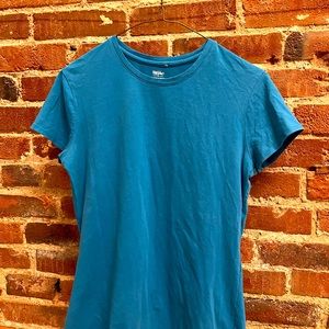 Mossimo plain turquoise tee.  NWOT
